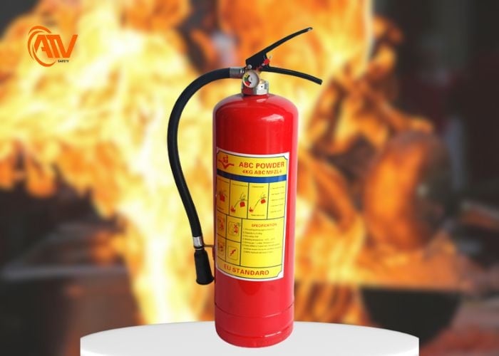 Bình chữa cháy bột ABC 4kg tiện lợi trong quá trình sử dụng