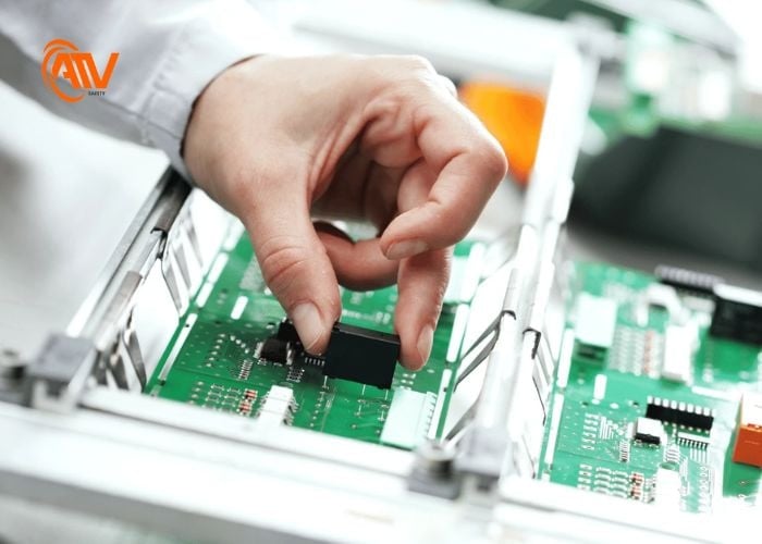 Tiếp xúc với hóa chất làm việc trong ngành lắp ráp linh kiện