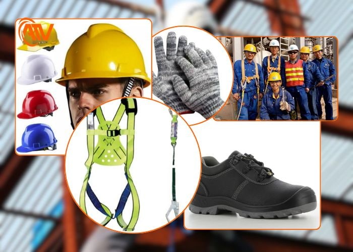 Trang thiết bị bảo hộ dành cho người làm việc trên giàn giáo