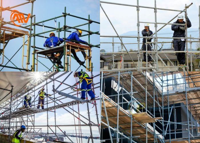 Yêu cầu an toàn và lắp - sử dụng - tháo dỡ khi làm việc trên giàn giáo