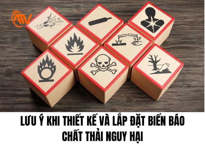 Lưu ý khi thiết kế và lắp đặt của biển báo