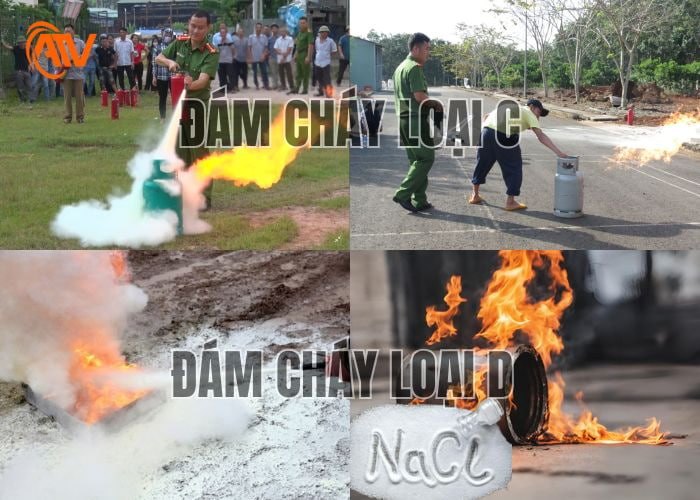 Cách dập đám cháy loại C và kim loại hiệu quả