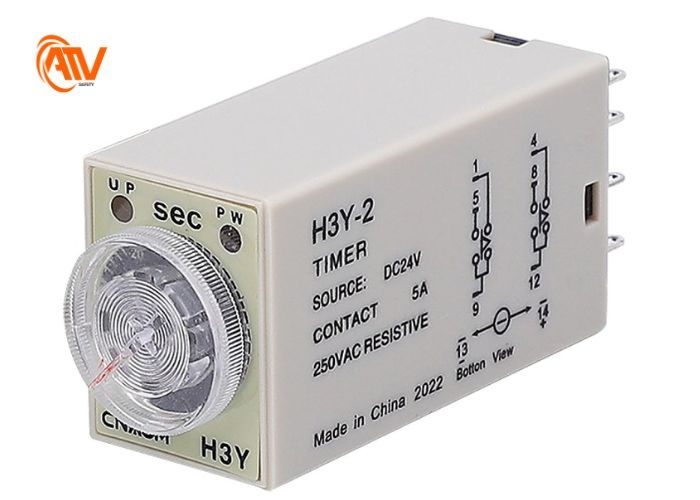 Rơle thời gian có cơ chế đếm và kích hoạt đóng/ngắt phù hợp