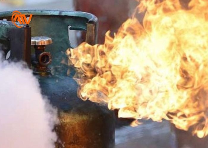Nguyên tắc nên biết khi xử lý bình gas bị cháy