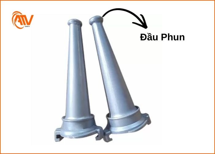 Đầu phun có thể xoay để thay đổi chế độ phun