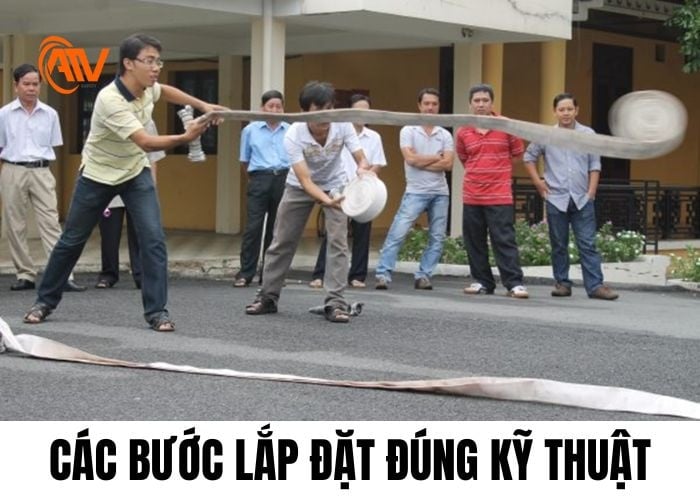 Các bước lắp đặt lăng vòi chữa cháy đúng kỹ thuật