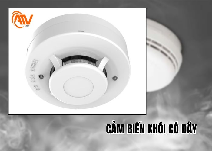 Cảm biến khói có dây là một cấu hình tiêu chuẩn