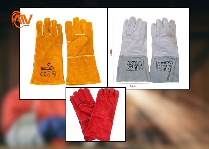 Găng tay da hàn khả năng cách nhiệt