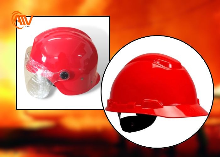 Mũ bảo hộ PCCC giúp bảo vệ đầu khỏi nhiệt độ cao