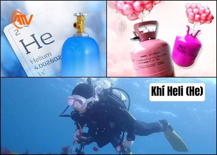 Khí heli nhẹ hơn không khí và có khả năng truyền nhiệt tốt