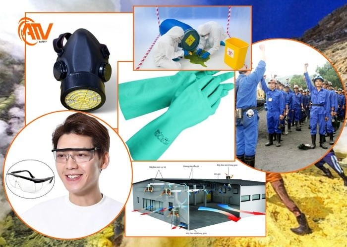 Trang bị bảo hộ lao động khi làm việc với lưu huỳnh