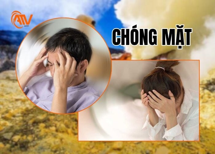 Ngộ độc lưu huỳnh dẫn đến chóng mặt