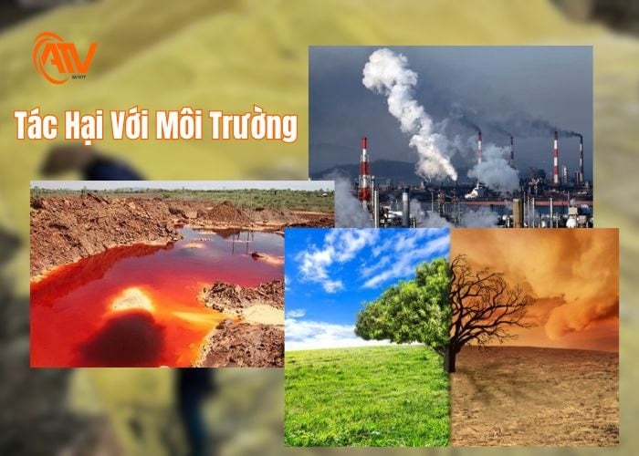 Lưu huỳnh dẫn đến tác hại đến với môi trường