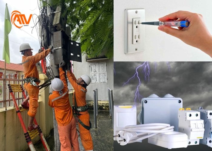 Đảm bảo an toàn điện trước khi bão đến