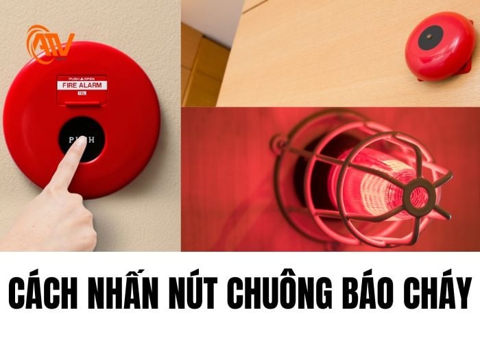 Cách nhấn nút ấn chuông báo cháy đúng cách