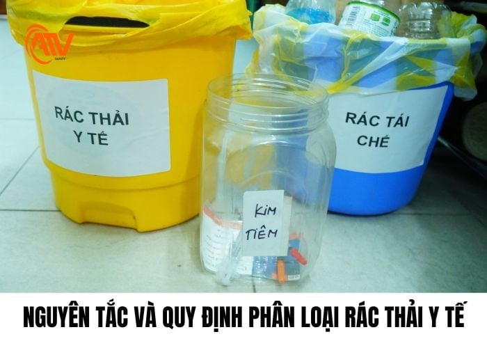 Nguyên tắc và quy định trong việc phân loại rác thải y tế
