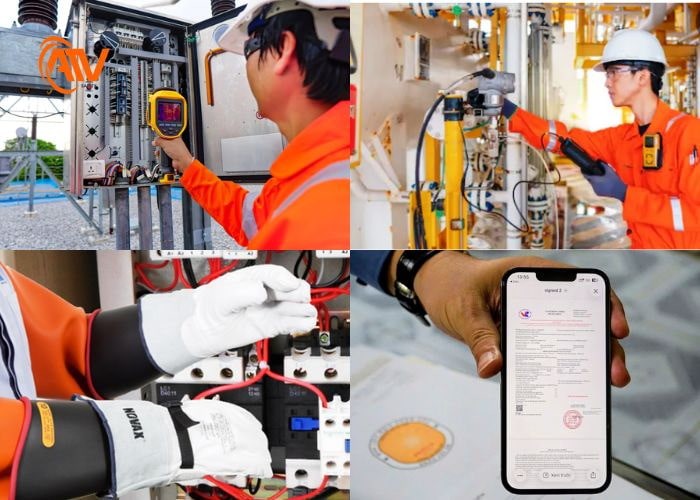 Các bước trong quá trình kiểm định thiết bị điện