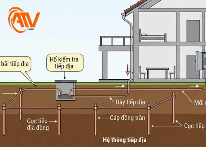 hệ thống chống sét nối đất