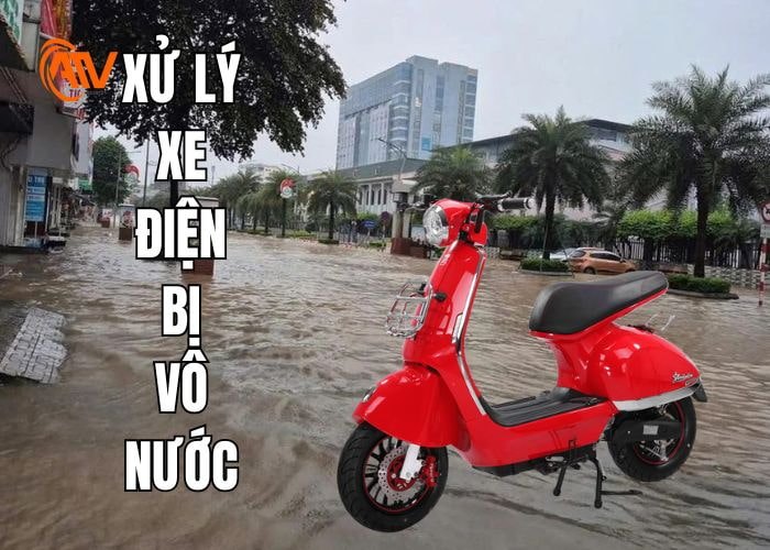 Xử lý xe máy điện khi bị vô nước