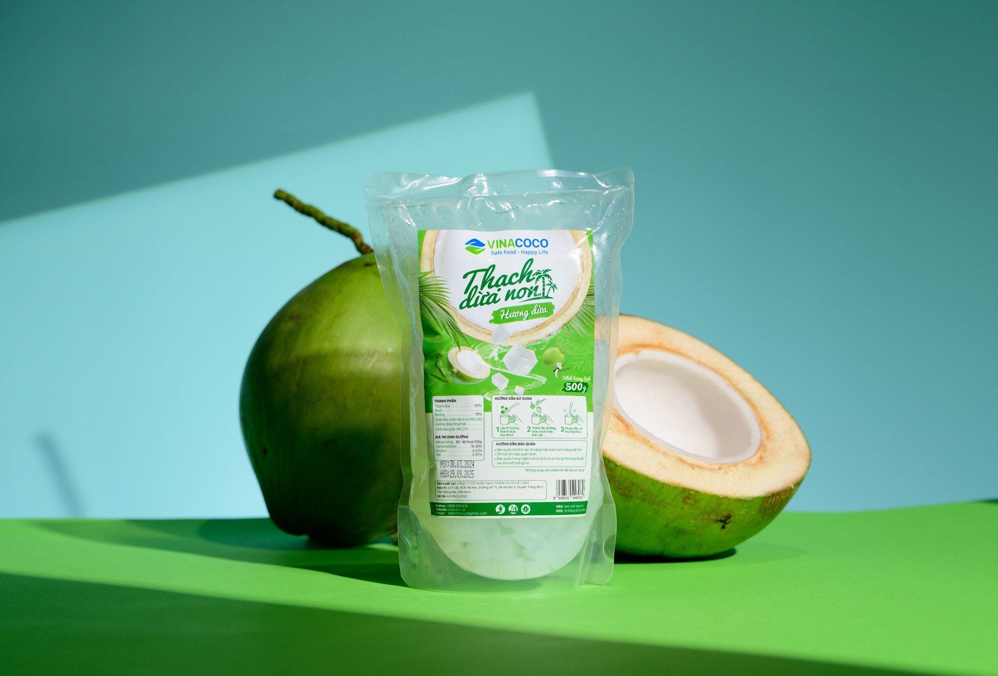 Thạch dừa GC Food tiên phong về chất lượng cao.