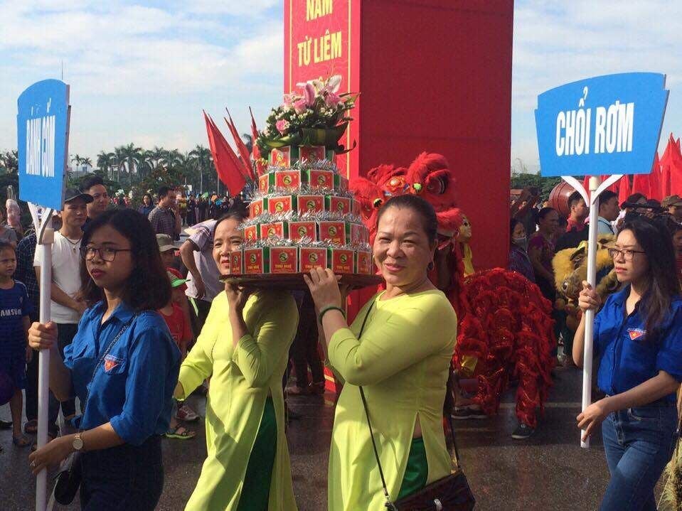 tráp bánh cốm