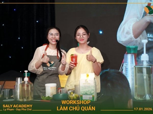 Thành phẩm hoàn chỉnh – tự tay pha chế, tự tin cầm ly trên tay