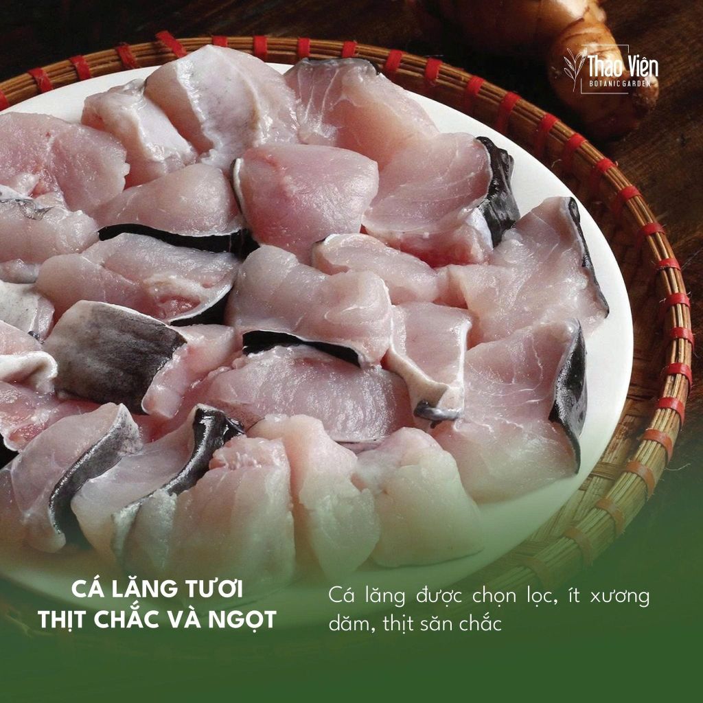 Cá lăng nướng Thảo Viên nguyên liệu tươi mới