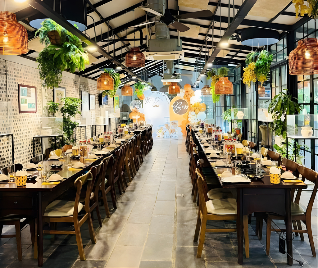 phòng tiệc tổ chức sinh nhật Thảo Viên