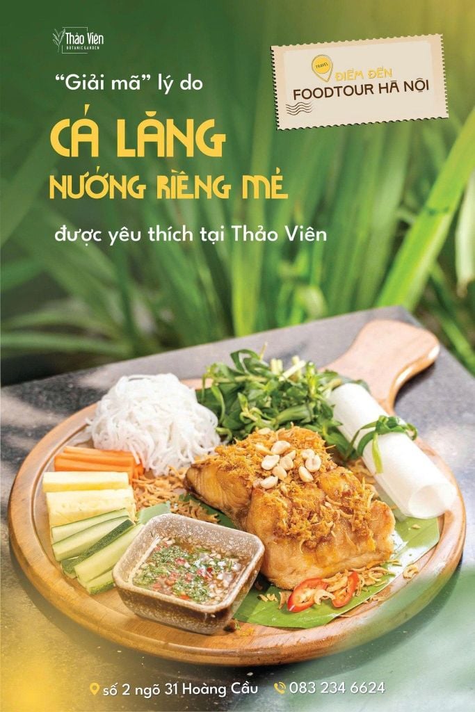 Cá lăng nướng riềng mẻ