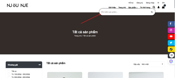 Hướng dẫn mua hàng b2 chọn sản phẩm cần tìm