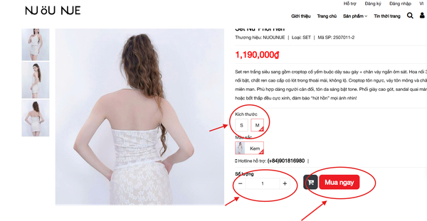 Hướng dẫn mua hàng b2 chọn sản phẩm cần tìm