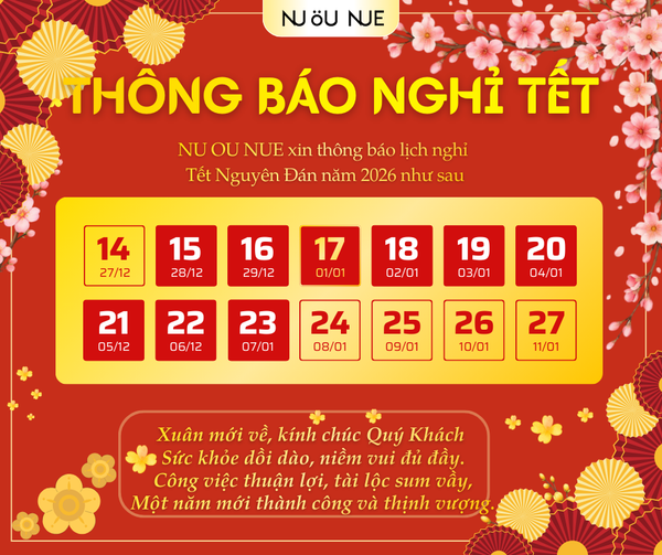 Lịch nghỉ Tết 2026 NUOUNUE