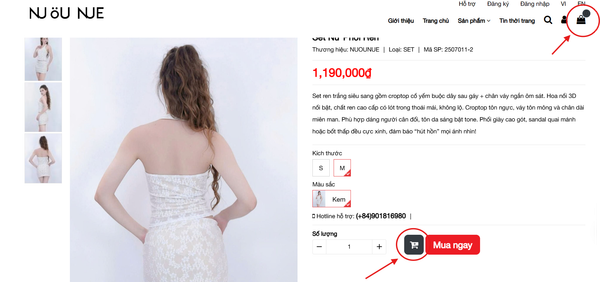 Hướng dẫn mua hàng b2 chọn sản phẩm cần tìm