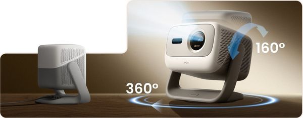JMGO N3 4K có thiết kế Gimbal xoay linh hoạt