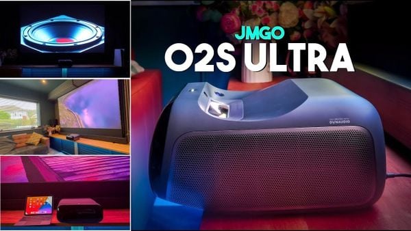 JMGO O2s Ultra là mã máy chiếu siêu gần 4K của JMGO rất đáng mua