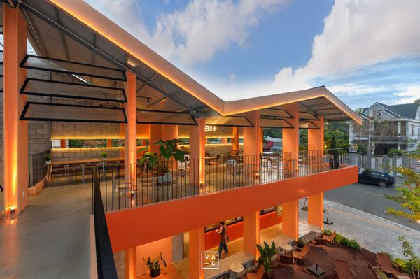 không gian cafe