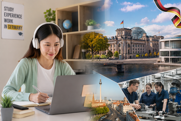 Học viên tham gia học online chương trình 18B và tìm hiểu môi trường nghề nghiệp tại Đức