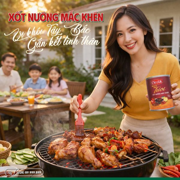 Nướng Thơm Lừng, Đậm Đà Chuẩn Vị Tây Bắc Chỉ Sau 15 Phút Với Xốt Nướng Mắc Khén Cicook