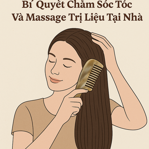 Cách Chải Đầu Bằng Lược Sừng Trâu Đạt Hiệu Quả Tối Ưu