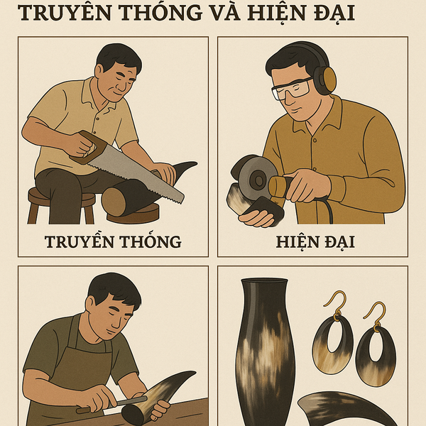 Quy Trình Chế Tác Thủ Công Mỹ Nghệ Sừng Trâu: Sự Kết Hợp Giữa Truyền Thống và Hiện Đại