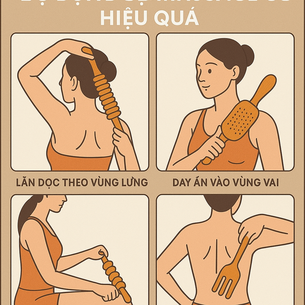 Hướng Dẫn Kỹ Thuật Sử Dụng Bộ Dụng Cụ Massage Gỗ Hiệu Quả