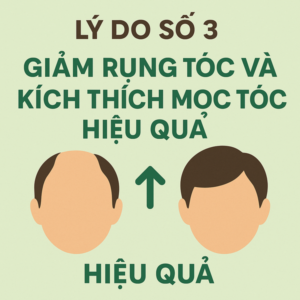 Giảm Rụng Tóc và Kích Thích Mọc Tóc Hiệu Quả