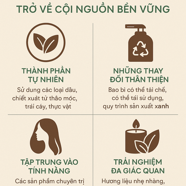 Phân Tích Xu Hướng Chăm Sóc Tóc 2025: Trở Về Cội Nguồn Bền Vững