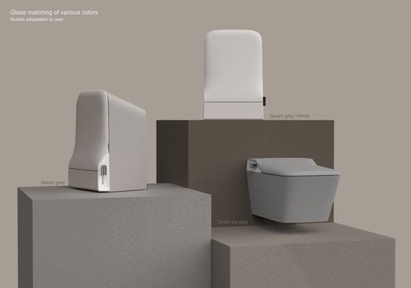 Các mầu bồn cầu thông minh Arrow thay thế cầu tiêu