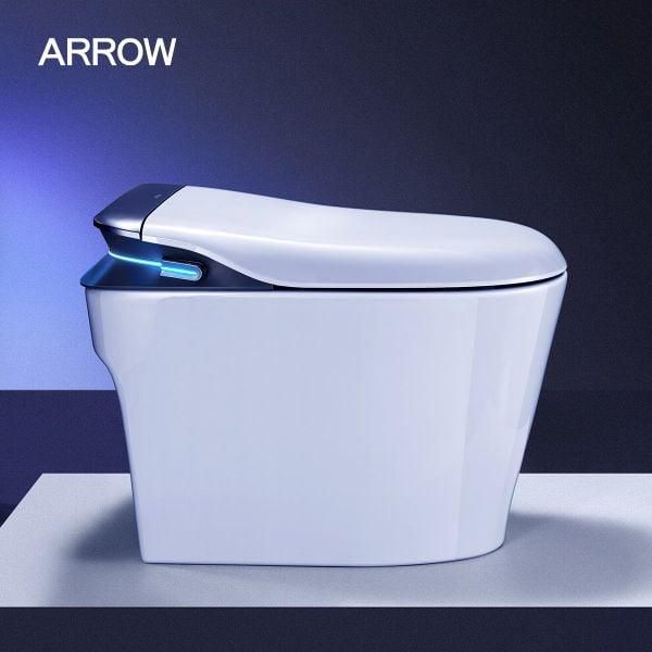 Bồn cầu thông minh thường tích hợp tính năng rửa nước ấm, rửa massage cho trải nghiệm sạch sẽ và thoải mái