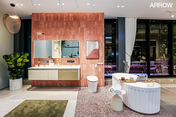 Nhà mẫu thiết bị vệ sinh chính hãng tại showroom Arrow