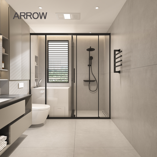 Kích thước buồng tắm kính tiêu chuẩn cho phòng vệ sinh nhỏ