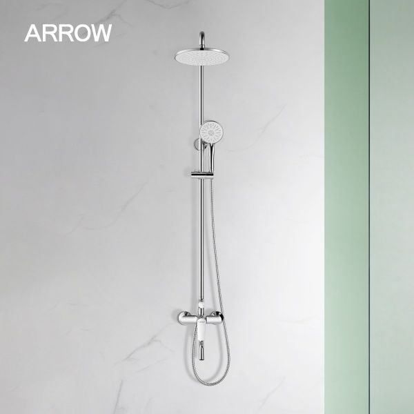 Sen tắm nóng lạnh phù hợp với phòng tắm nhỏ – Giải pháp tối ưu không gian