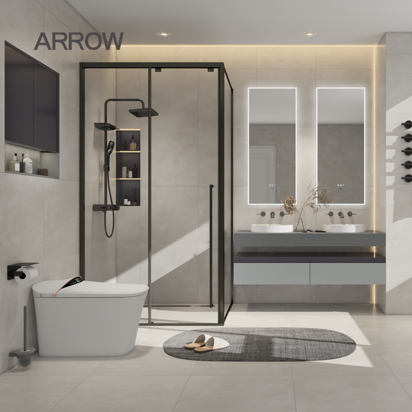 Bồn cầu thông minh Arrow điểm nhấn của phòng tắm&nbsp;cao cấp