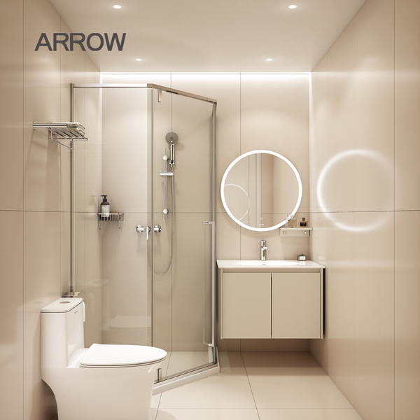 Kích thước buồng tắm kính tiêu chuẩn cho phòng vệ sinh nhỏ